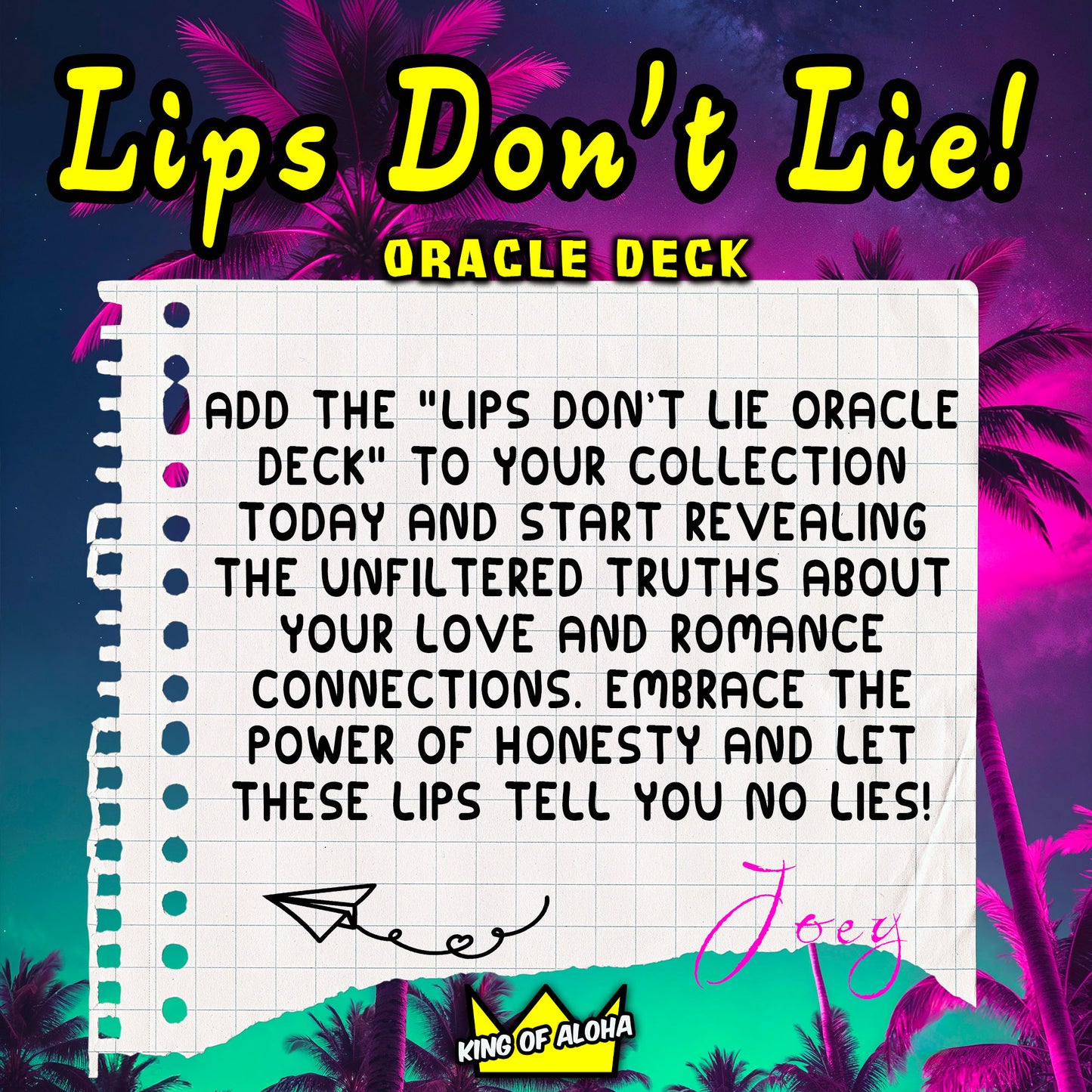Lips Don't Lie Oracle Deck