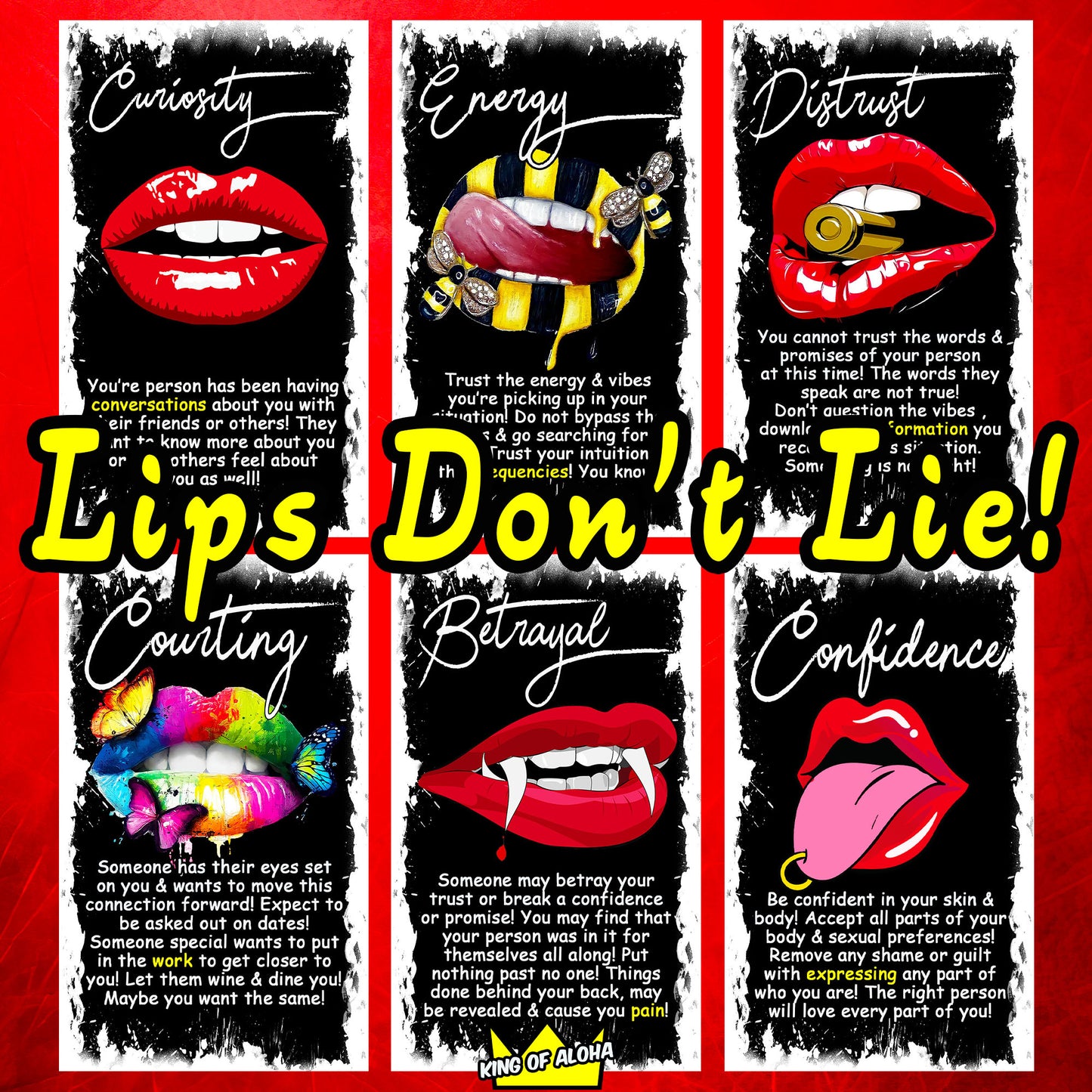 Lips Don't Lie Oracle Deck