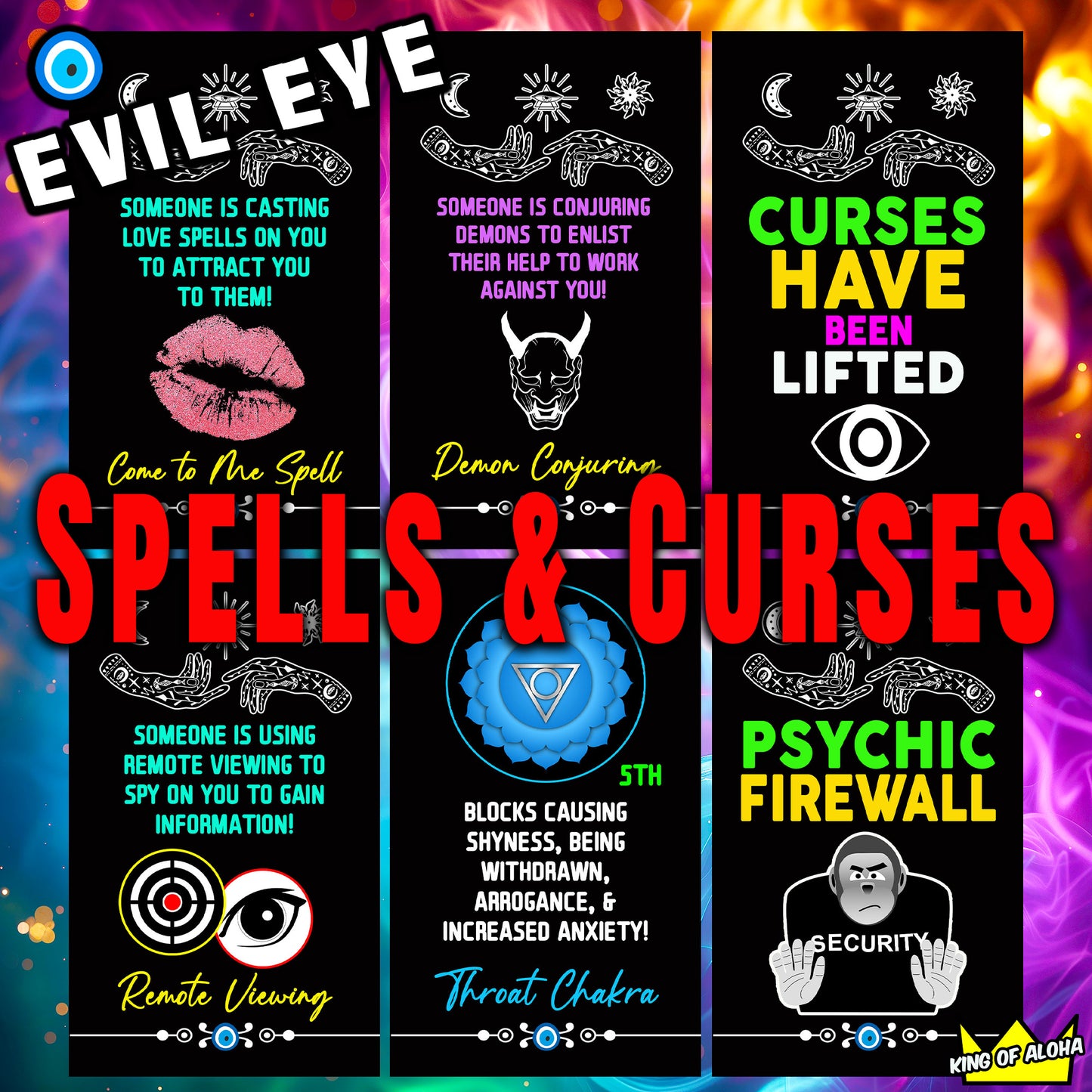 Evil Eye - Spells & Curses Oracle Deck