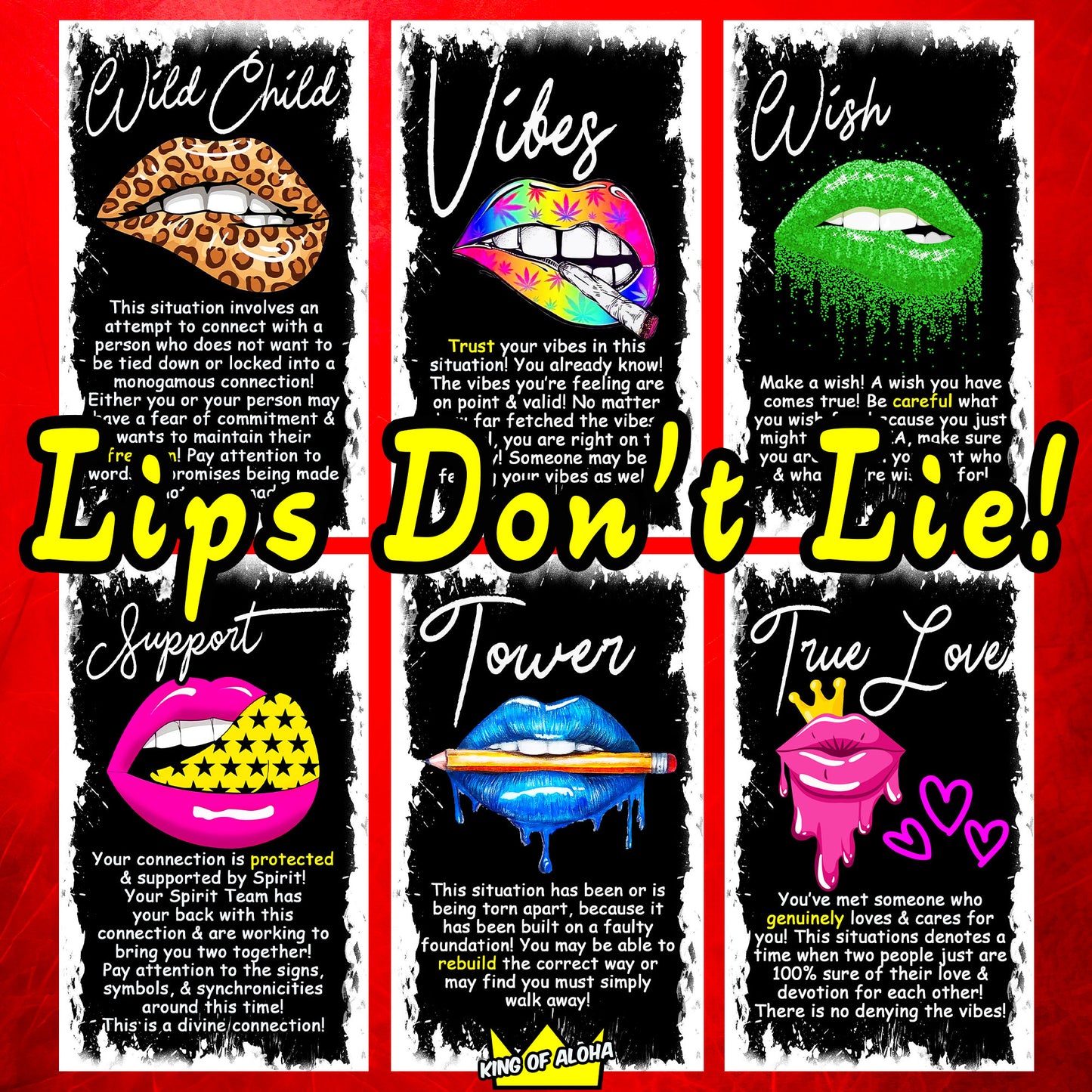 Lips Don't Lie Oracle Deck