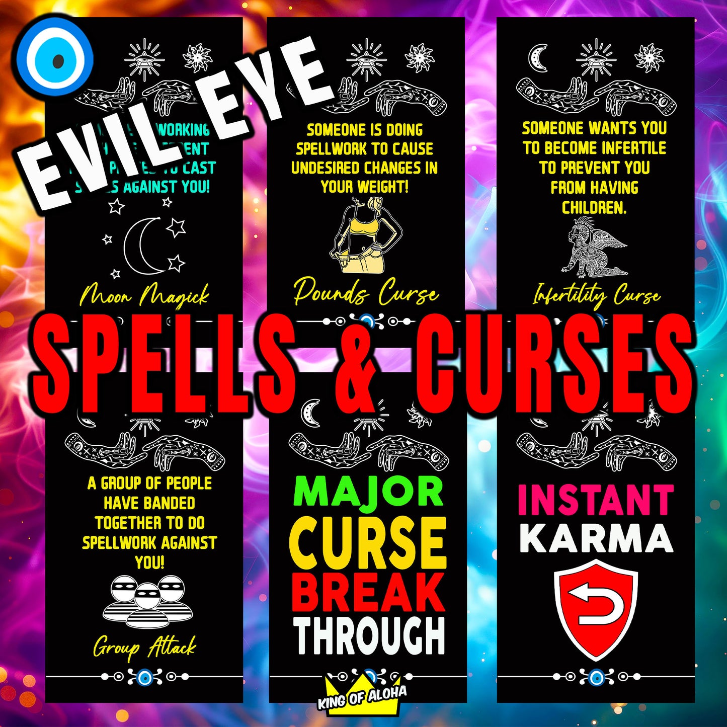 Evil Eye - Spells & Curses Oracle Deck