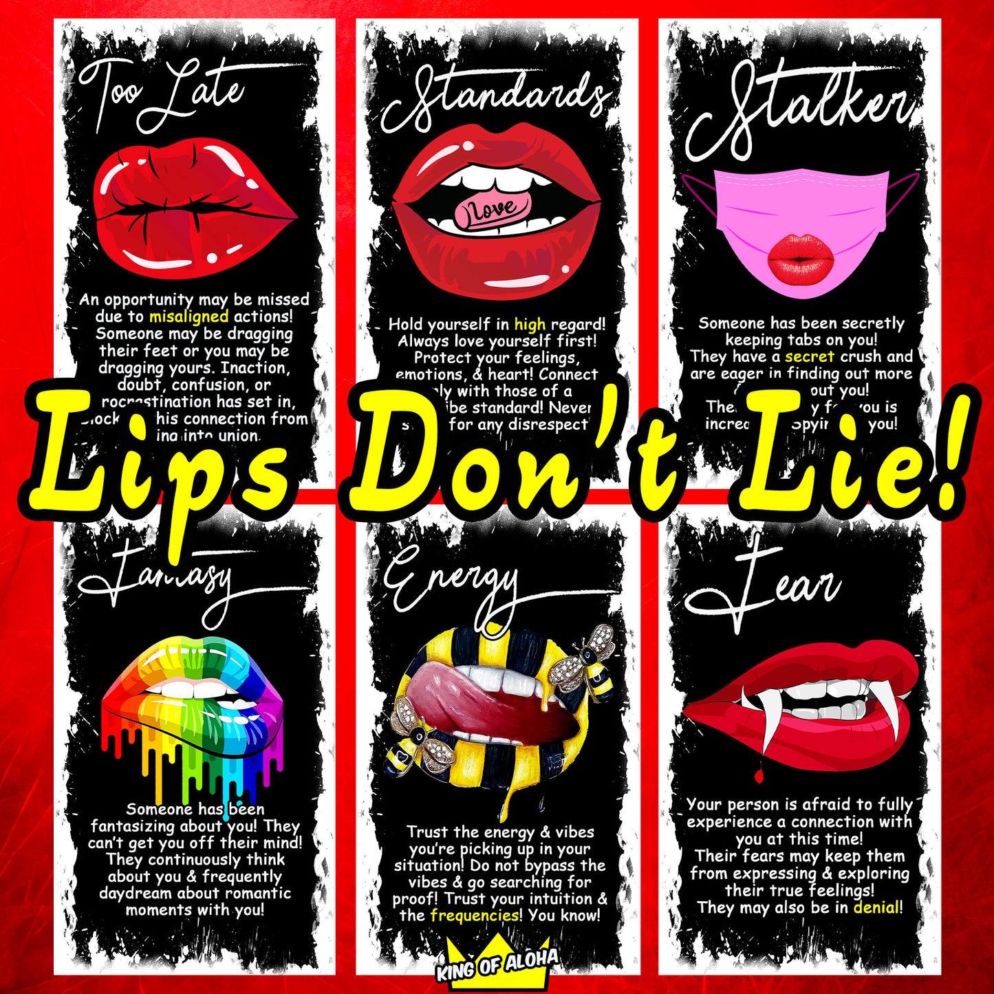 Lips Don't Lie Oracle Deck