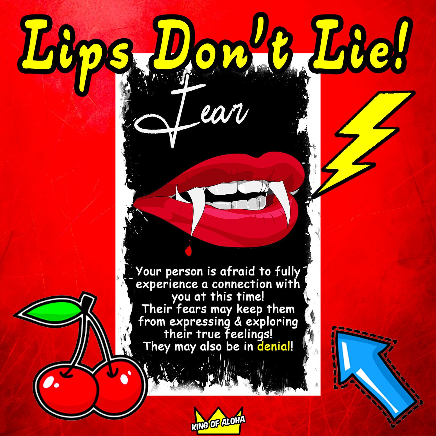 Lips Don't Lie Oracle Deck