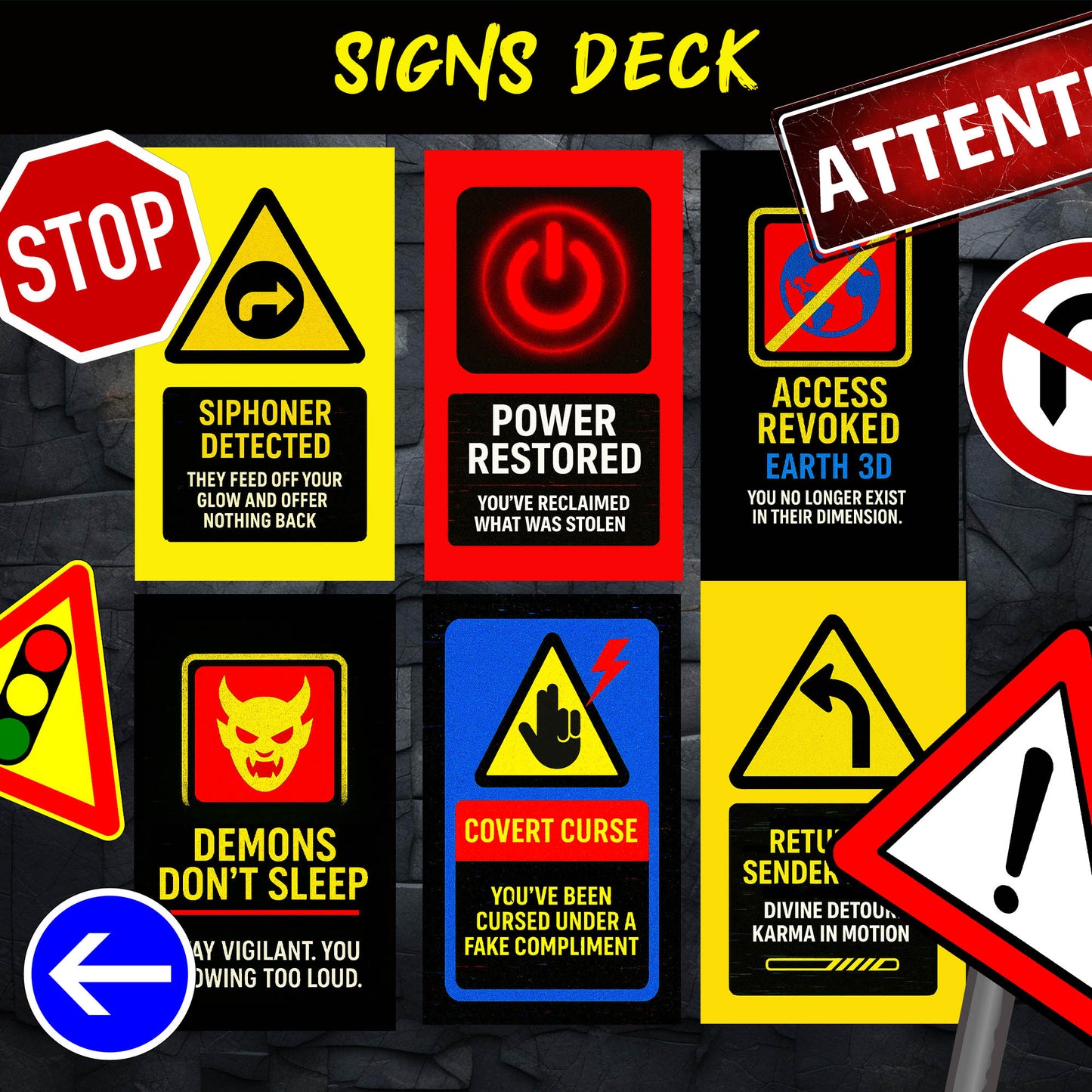 Signs Deck