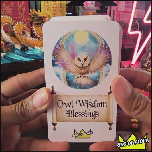 Owl Wisdom Blessings Oracle